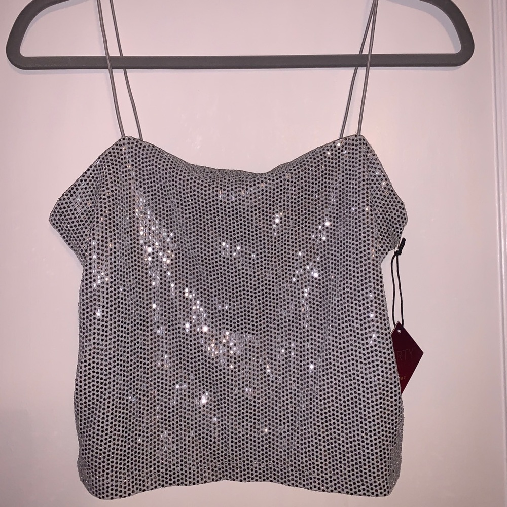Sequin Crop top